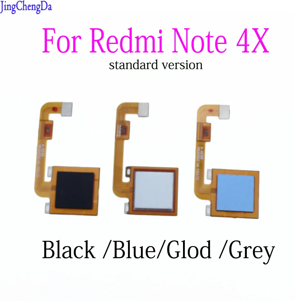 Гибкий кабель для Xiaomi Redmi Note 4 Global/ 4X 3 Гб со сканером отпечатков пальцев сенсорный