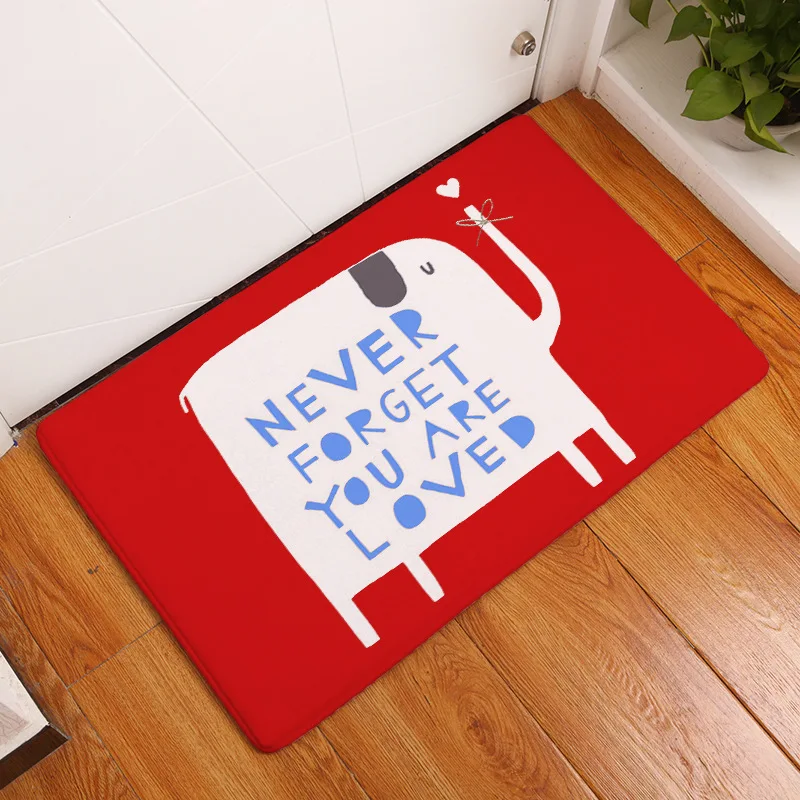 BLRISUP Cute Cartoon Dog Animals Doormat Anti-Slip Floor Mat Bedroom Tapete Rug Porch Kitchen Carpet For Entrance Door | Дом и сад