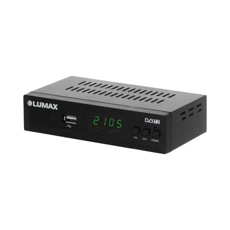 Цифровой телевизионный приемник LUMAX DV3201HD черный | Электроника