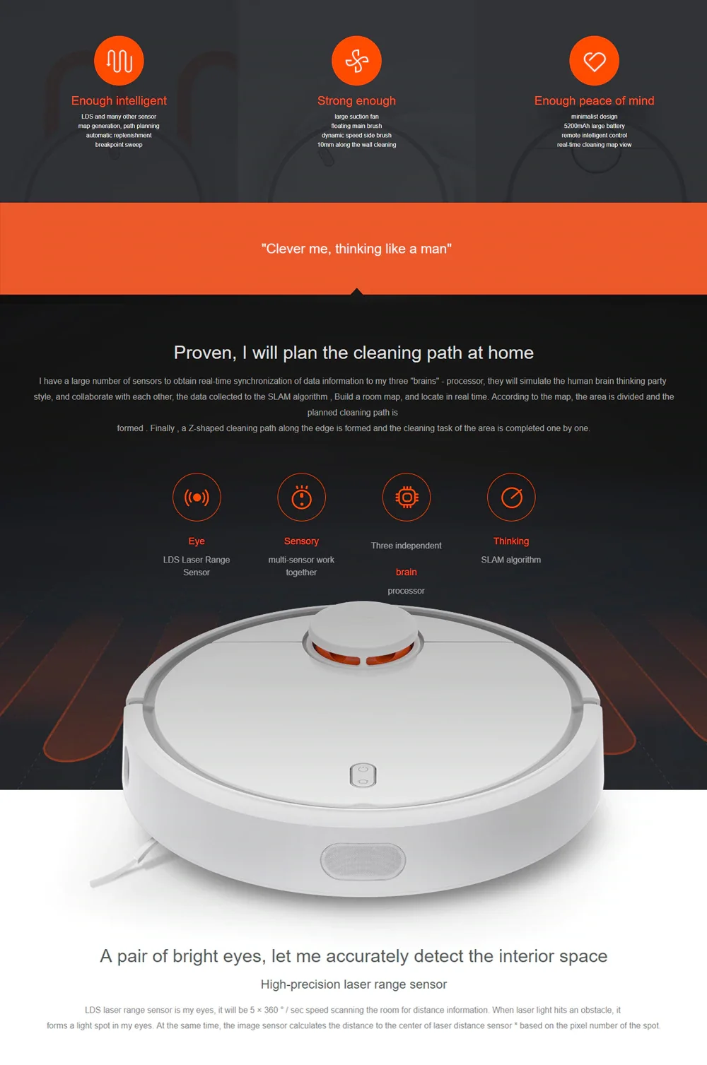 Глобальная версия оригинального Xiaomi mi робота-пылесоса mi Роботизированный умный планируемый Тип управления приложением автоматическая зарядка LDS сканирование подметание