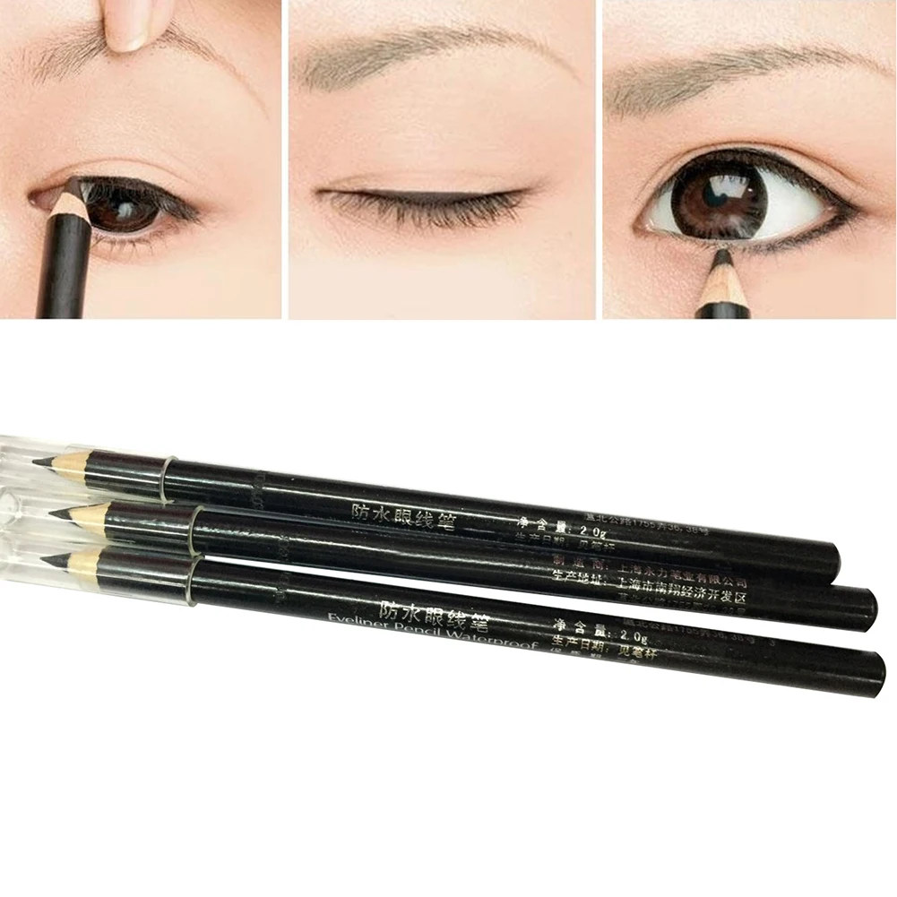 6 Pcs Smooth Makeup Pen Eye Liner Eyeliner Pencil Women Cosmetic Accessories |