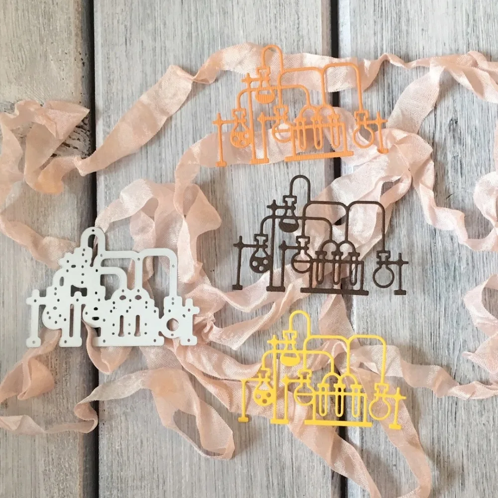 Артскрап химия школа урока металлические режущие штампы трафареты для DIY