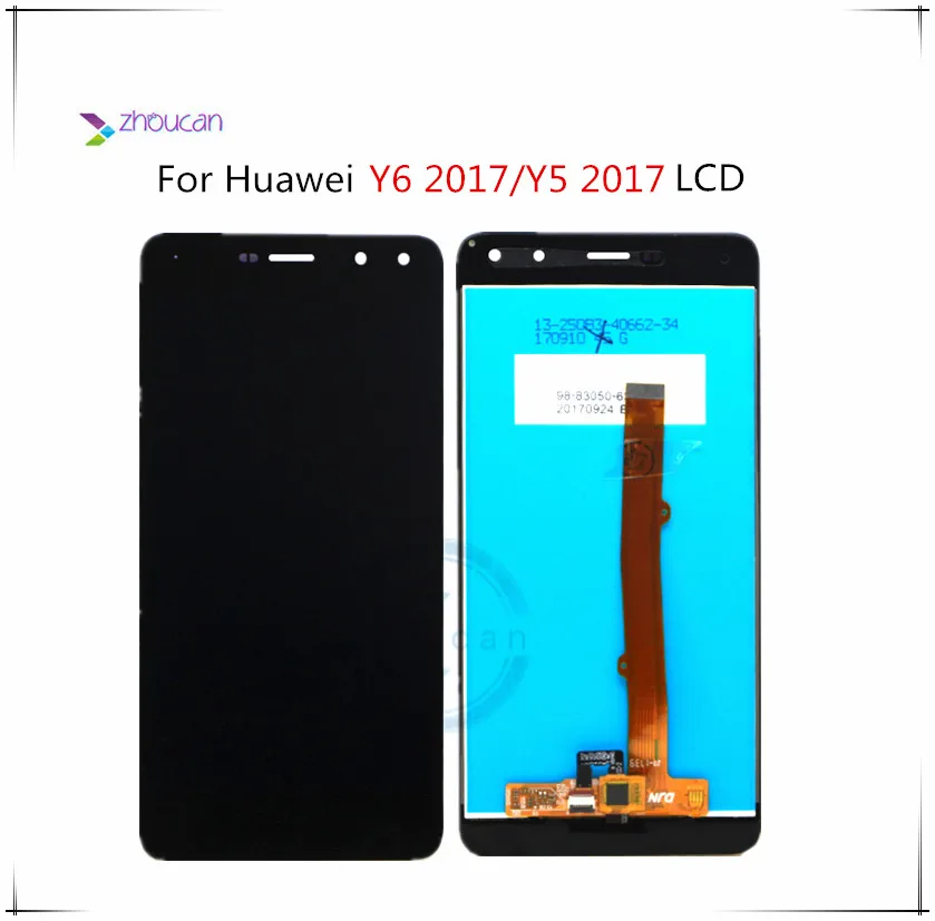 Для huawei Y6 2017 ЖК дисплей Экран с Сенсорный экран digitizer для Y5 Sony Cyber shot Бесплатная