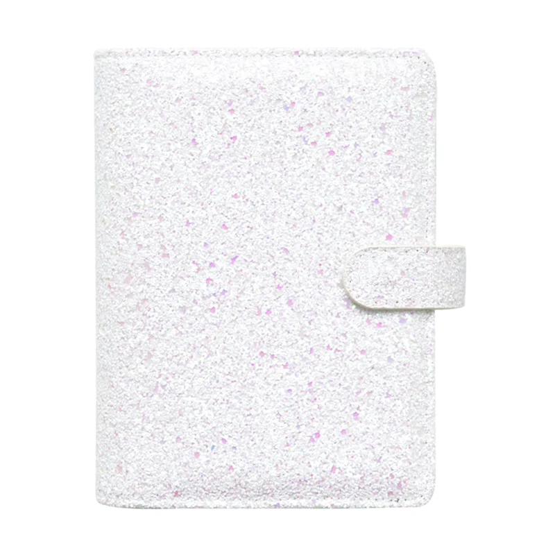 

2019 Yiwi Dokibook Lovedoki White Sequins A7 A6 Notebook Personal Planner Organizer Agenda Diary Schedule Book Stationery