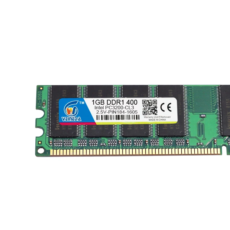 Оперативная память VEINEDA DDR1 1 Гб 400 МГц ОЗУ 266 DDR совместимая 333 для настольных ПК PC2700