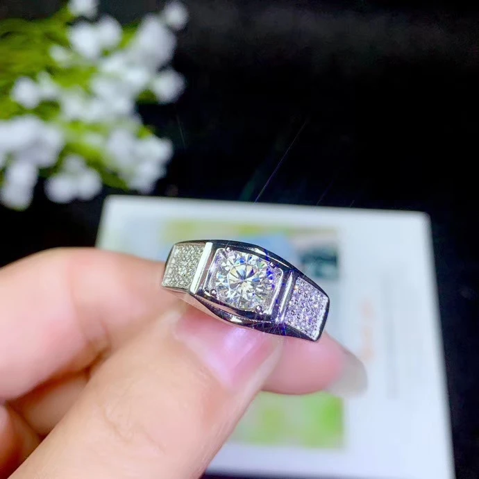 Мужское кольцо с бриллиантами KJEAXCMY Boutique Jewelry инкрустированное натуральным