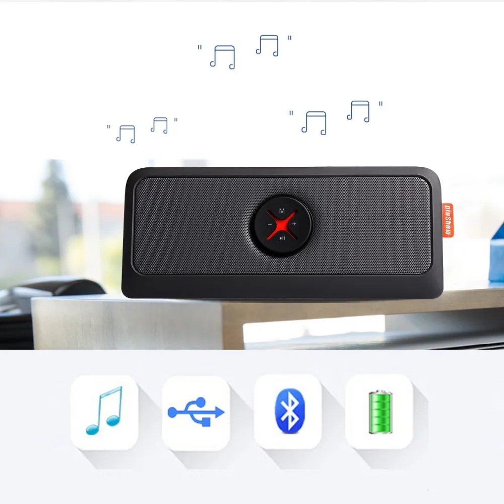 Горячая Pinshow Mini S Love Bluetooth динамик AUX in Режим Светодиодные индикаторы BT 2 1 + EDR 1000mAh MP3
