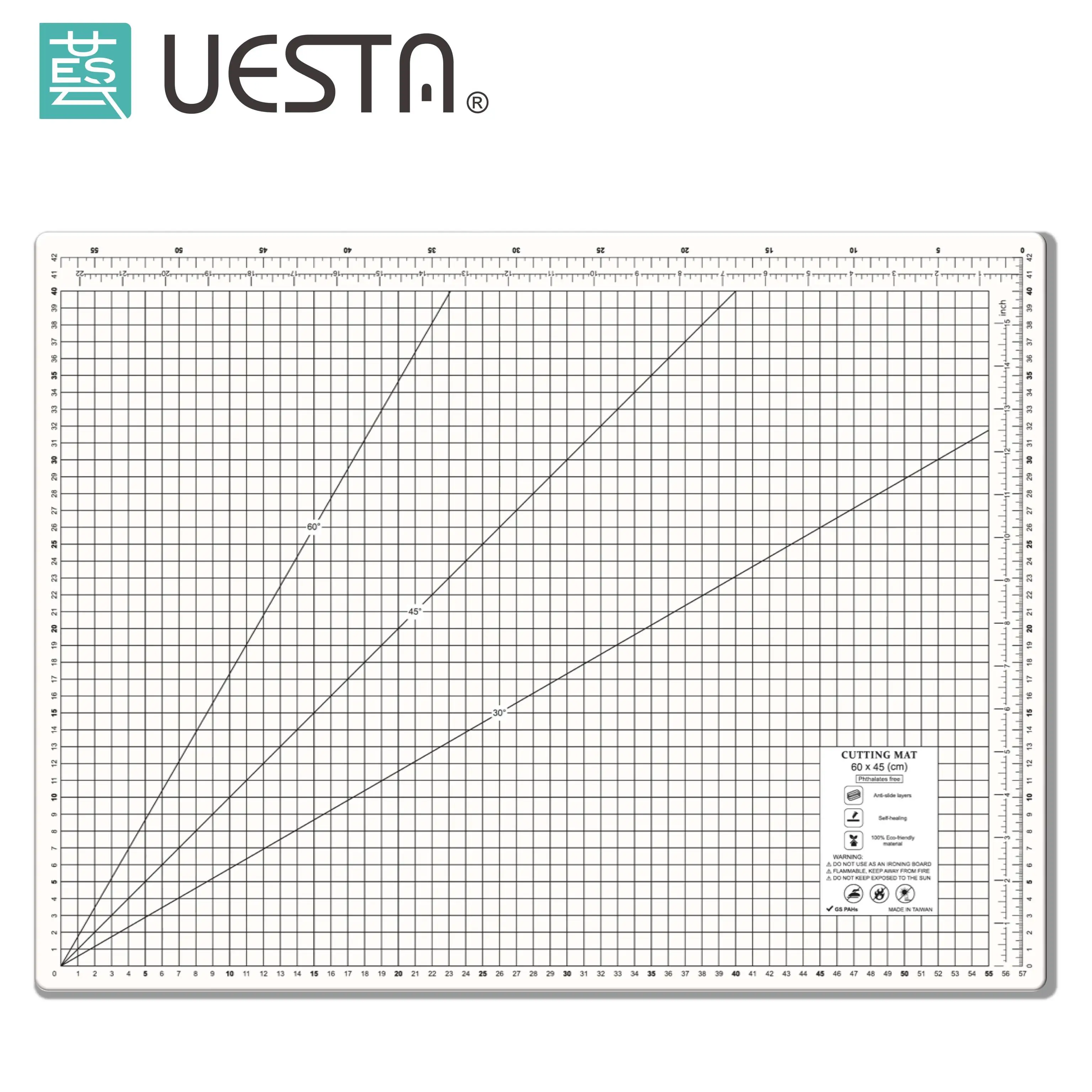 A2 размер UESTA 60x45 см Сетка экологически чистые Самовосстанавливающиеся коврики