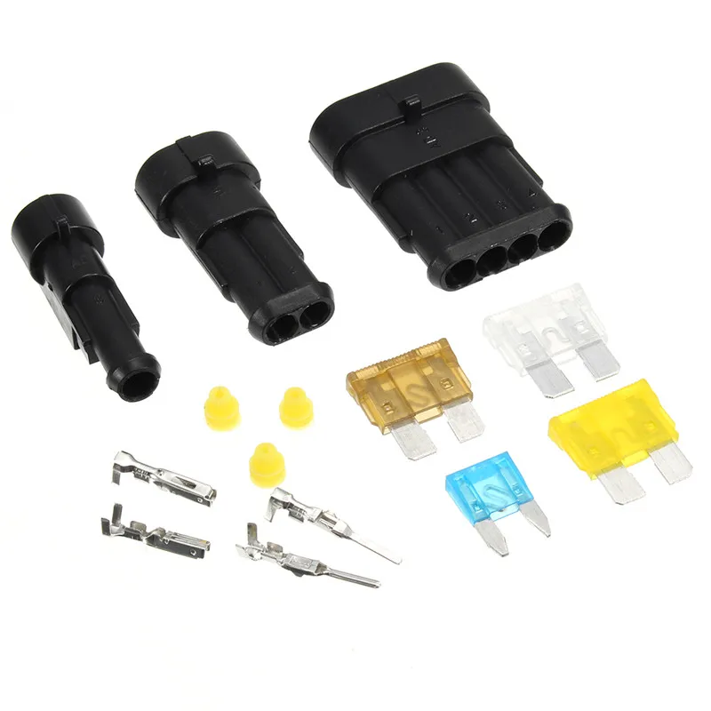 Автомобильный 4 контактный водонепроницаемый разъем KROAK 1 5 мм 10 комплектов|auto