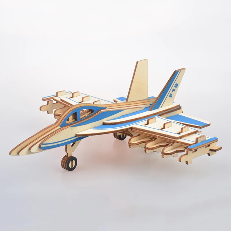 Модель самолета F 18 модель 3D diy деревянная n модели кораблей моделирование diorami