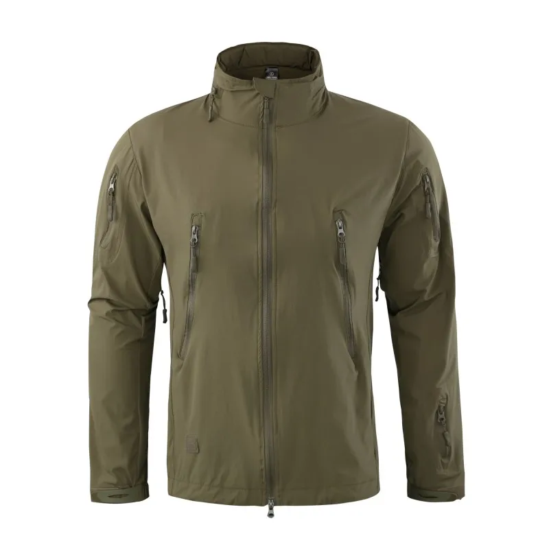 Мужская Осенняя Военная тактическая куртка Shanghai Story мужские повседневные легкие