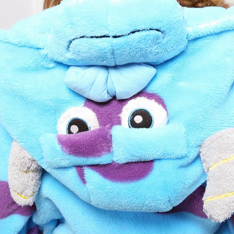 Женская ночная рубашка кимоно халат однотонный зимний Monster inc. Sully пальто женская