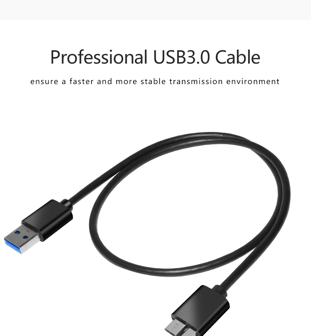 DeepFox High Spped USB 3,0 2,5 дюймов SSD корпус внешний HDD чехол жесткий диск Caddy SATA Корпус для Mac OS Windows система