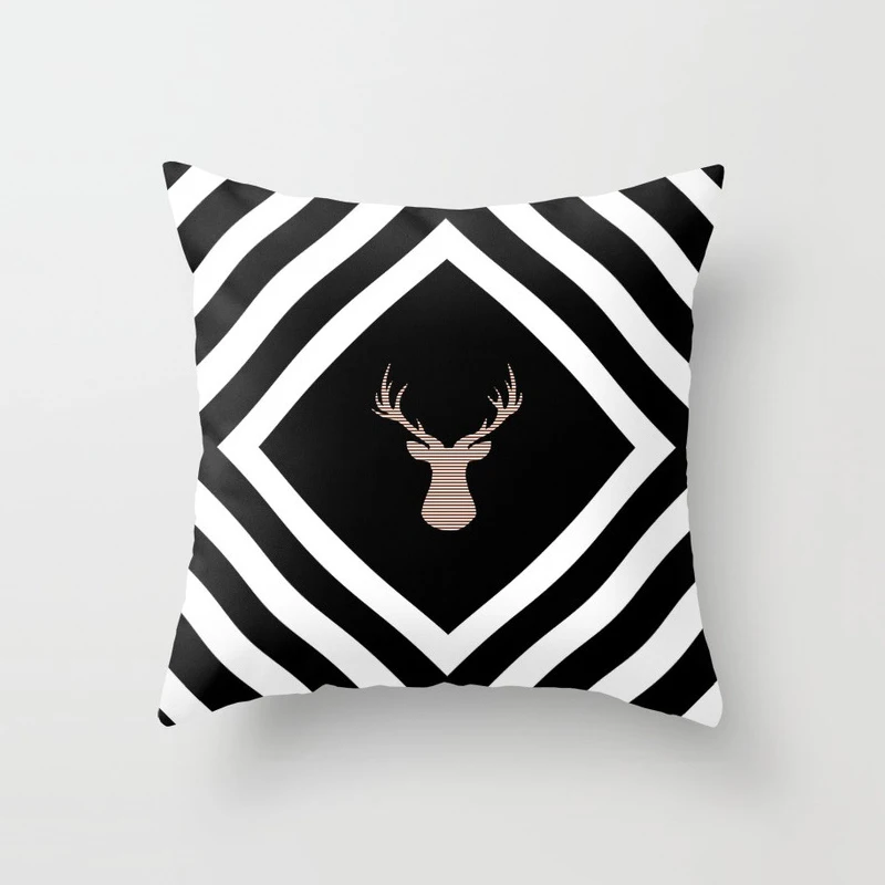 BLRISUP цифровая печать черный и белый цвет наволочка в скандинавском стиле