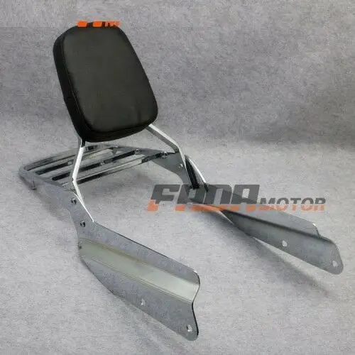 Спинка Sissy Bar багажная полка для багажника подушка Honda VTX1300 VTX1800 42 см|Сиденья и