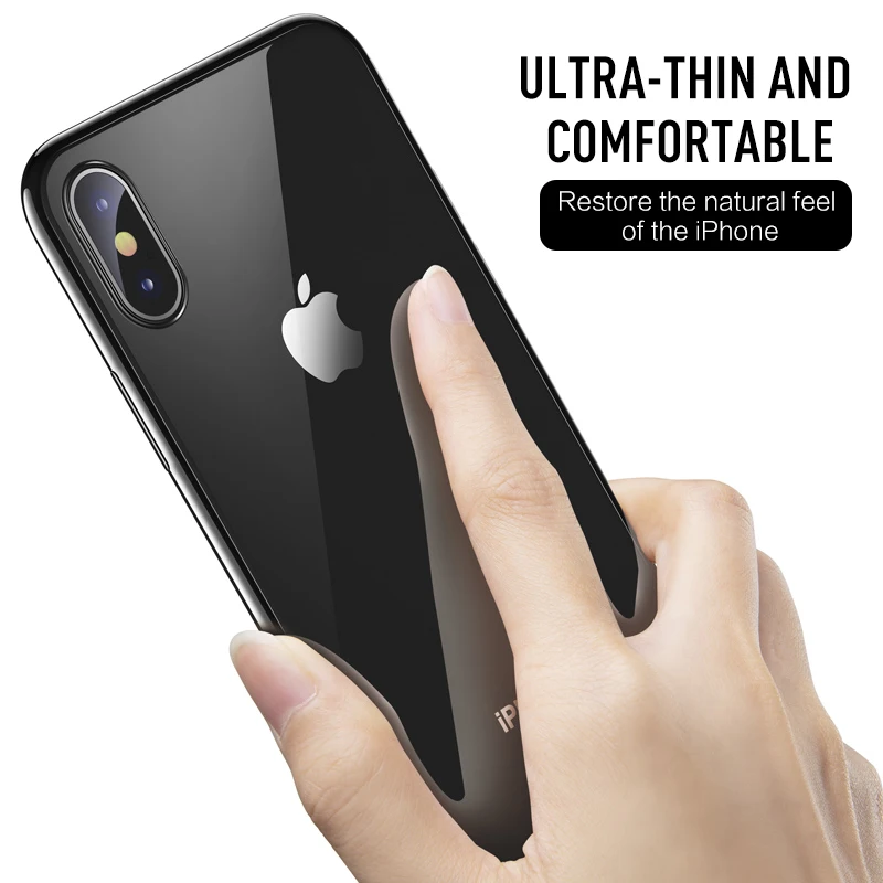 Новый ультратонкий чехол для телефона идеально подходит iPhone XS MAX горячая
