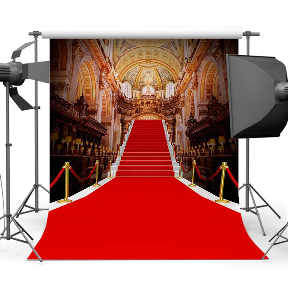Mehofoto красный ковер дворцовый фон для фотосъемки детей день рождения фоны