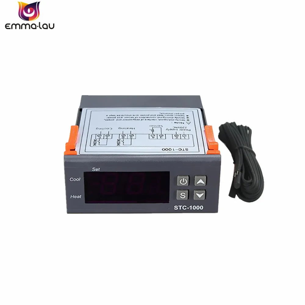 Цифровой ЖК регулятор температуры 110 220 В|temperature regulator controller|heating controldigital temperature |