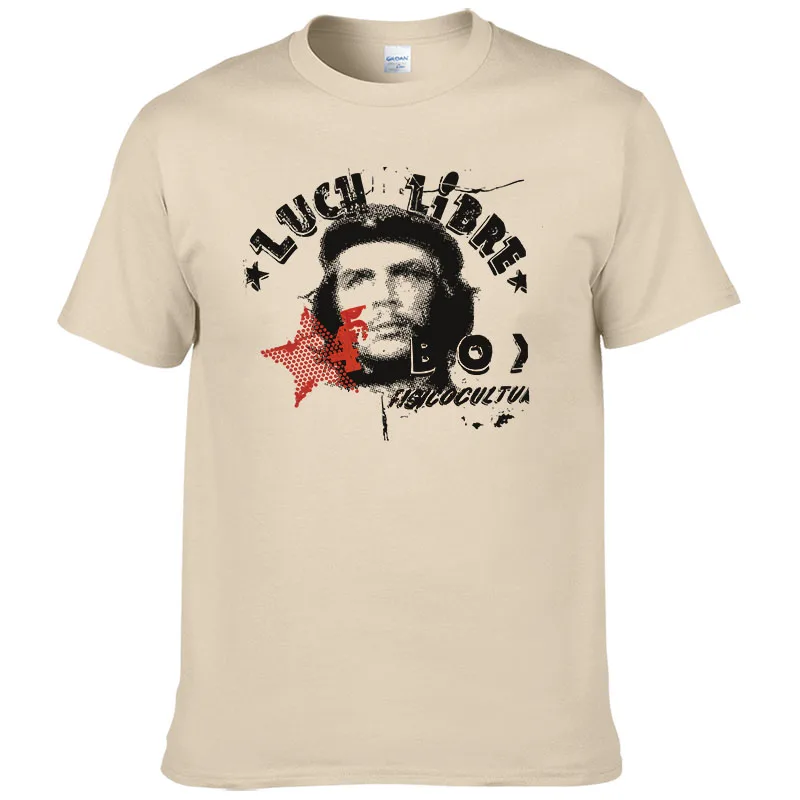 Мужская хлопковая футболка с принтом Che Guevara стильные дизайнерские топы