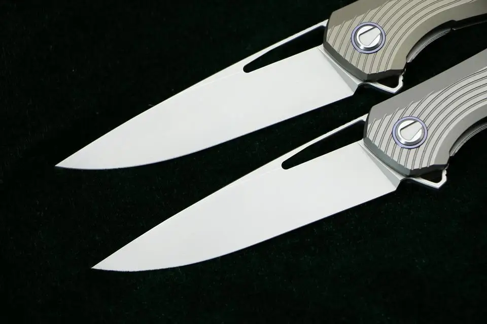 Зеленый шип Топ M390 складной нож F111 титановая ручка Флиппер EDC карманный охотничий тактический нож Ручные инструменты