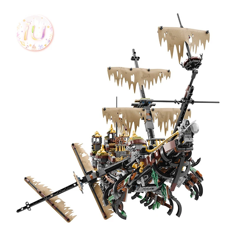 Legoings 71042 Пираты Карибского моря Silent Mary модель строительные блоки подарок на день