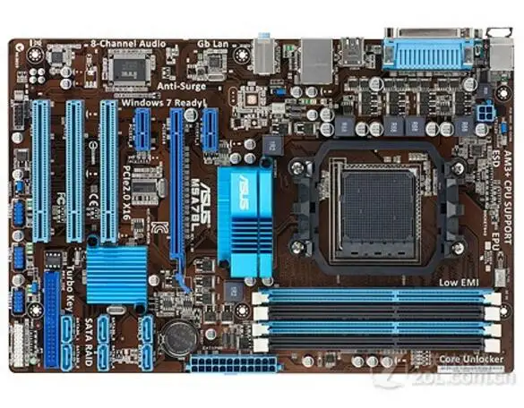 Разъем AM3/AM3 + для ASUS M5A78L оригинальная б/у настольная 760G материнская плата DDR3 USB2.0