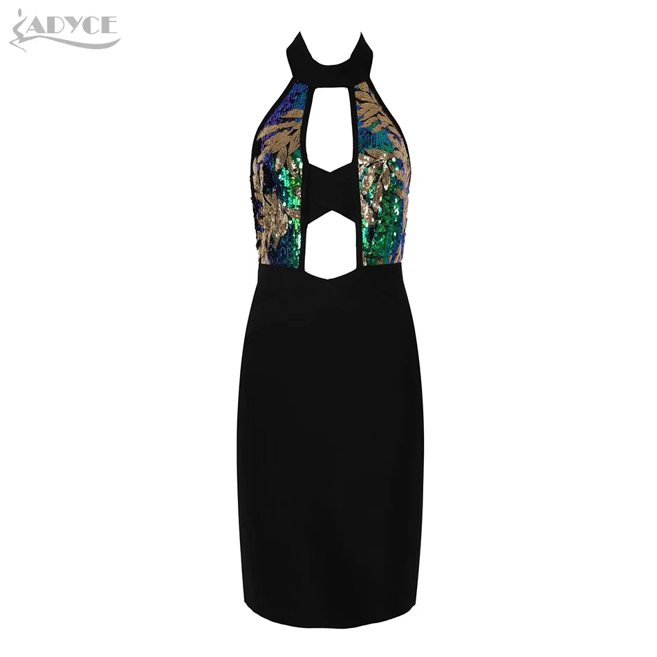 Adyce сексуальное летнее Бандажное платье для женщин Vestidos Verano 2019 облегающее с
