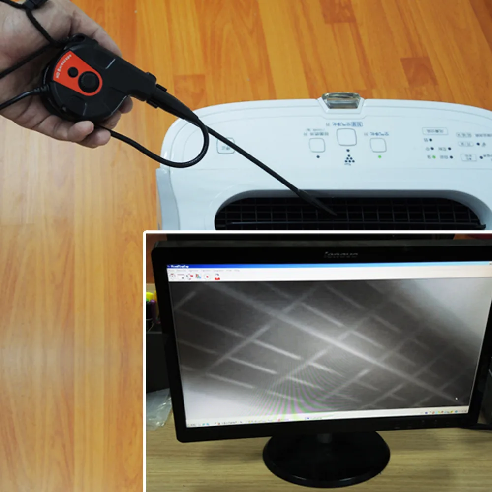 Видеосъемка бороскоп 8 5 мм Головка камеры промышленный 2000 USB кабель HD 6