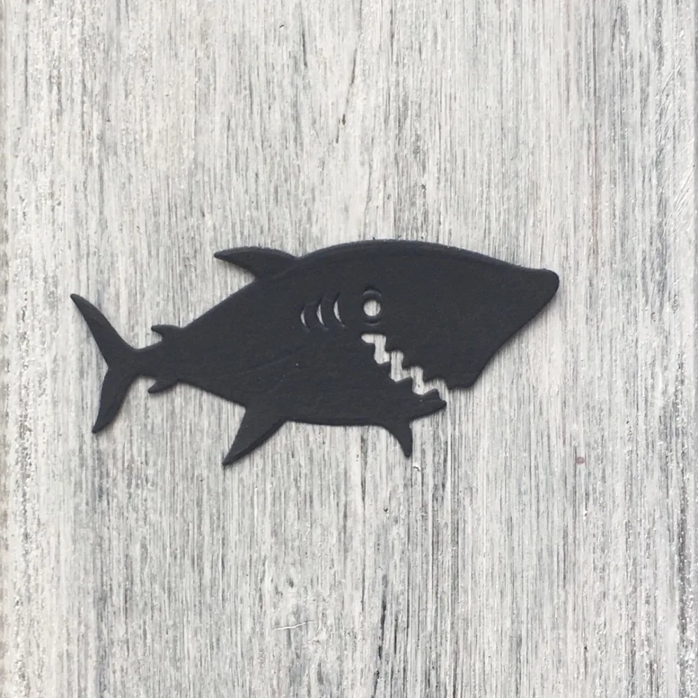 Металлические штампы ArtScrap в виде рыбы акулы для мужчин скрапбукинга