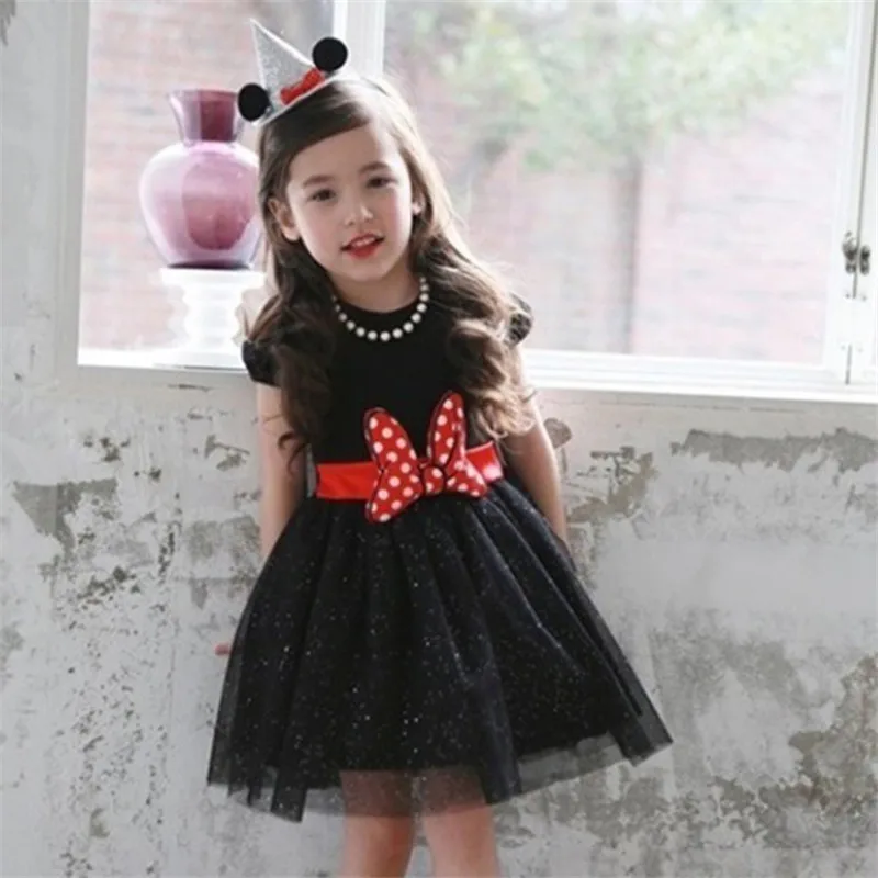 Cute Baby Girl Birthday Dress Cartoon Party Fancy Costume For Girls Sequins Tutu Children's Clothing 3-5 Years Christmas | Детская
