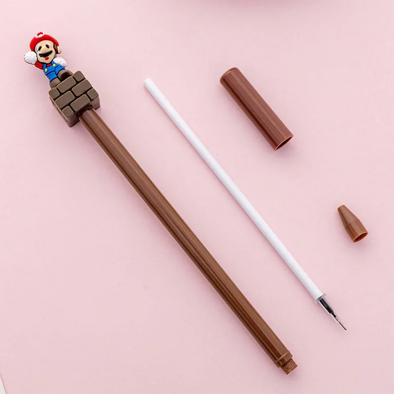 36pc/lot Cute cartoon Mushroom Gel ink pen/creative student office water pen / signature pen/children gift | Канцтовары для офиса