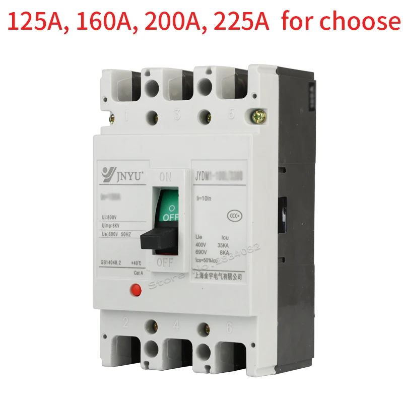 3 P Олеся 125A 160A 200A 225A формованные Case rotect автоматический выключатель household ащита