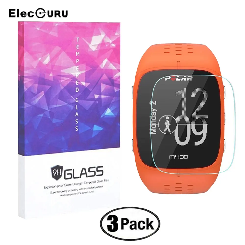 Защитное стекло для экрана Polar M400/M430 9H 2.5D защитная пленка против царапин