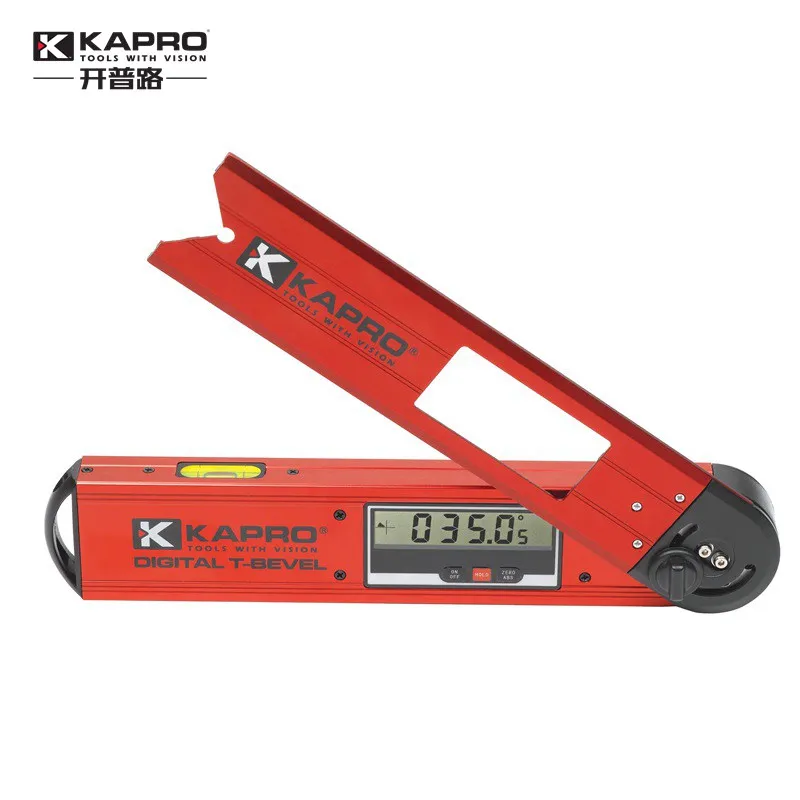 

KAPRO High precision Woodworking Electronic Digital Display Level inclinometer Aluminum alloy protractor Woodworking angle