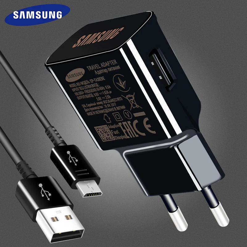 Оригинальное быстрое зарядное устройство для Samsung S6 S7 edge 9 В 67 А адаптер