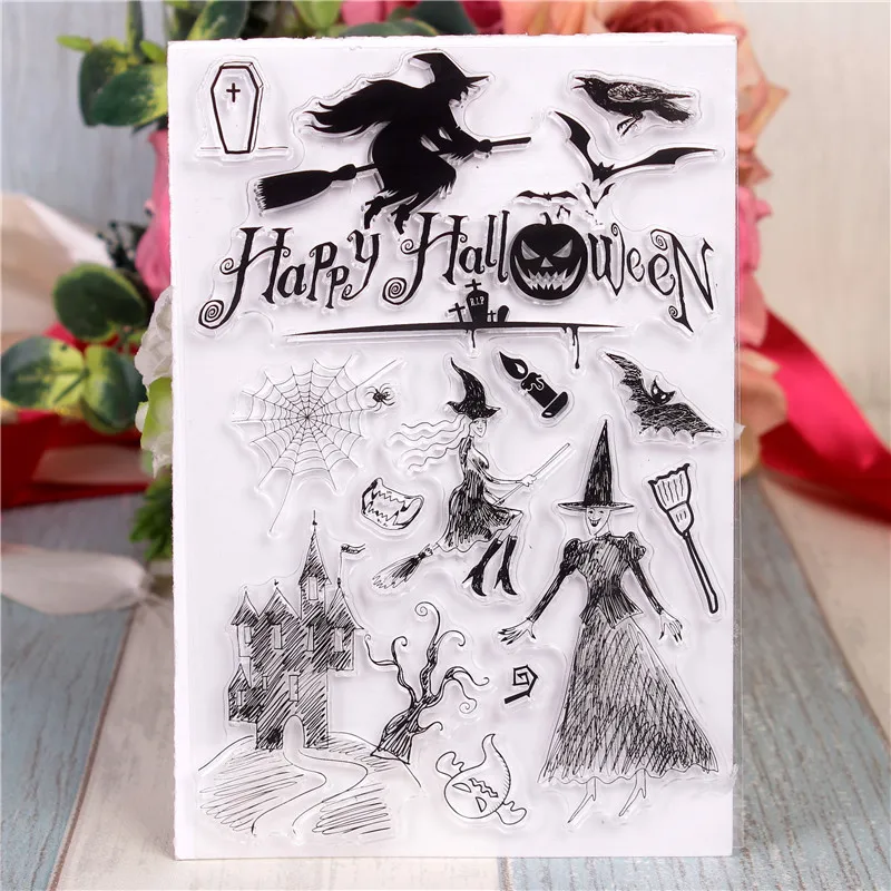 Rubber Silicone Clear Stamps for Scrapbooking Tampons Transparents Seal Background Stamp Card Making Diy Easter Text Stempel | Канцтовары