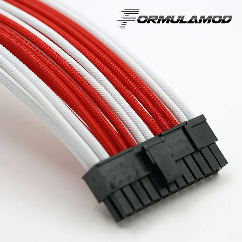 FormulaMod Fm-ATX24P-D ATX 24Pin материнская плата силовые удлинители 18AWG многоцветные