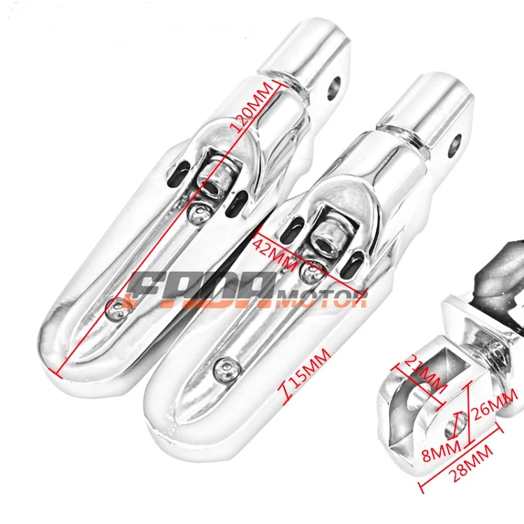 Front Foot Pegs Footrest for Honda GL1800 Gold Wing 01-05 F6B F6C Valkyrie 14-15 ST1300 Pan-European Police 03-12 (097) | Автомобили и