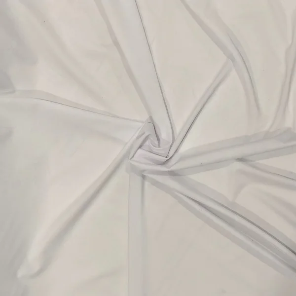 S501 (White) Матовый бифлекс, 180 gsm, растягивается в 4 направлениях, ширина 150 см, непрерывный крой, спандекс лайкра Ткань для шитья купальников, танцевальные костюмы - Цвет: S501 (White)