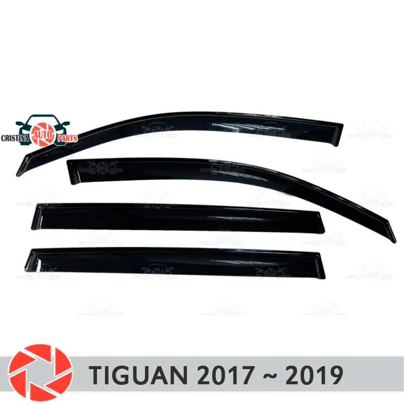 Дефлектор для окон Volkswagen Tiguan 2017 ~ дефлектор от дождя защита грязи Стайлинг