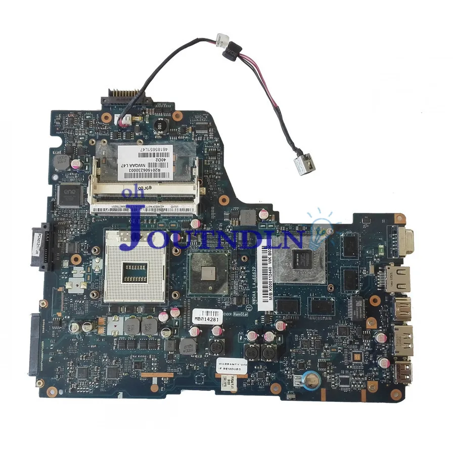 JOUTNDLN для TOSHIBA Satellite A660 A665 материнская плата ноутбука K000112440 NWQAA LA 6062P DDR3 N11E GE1 A3 GPU