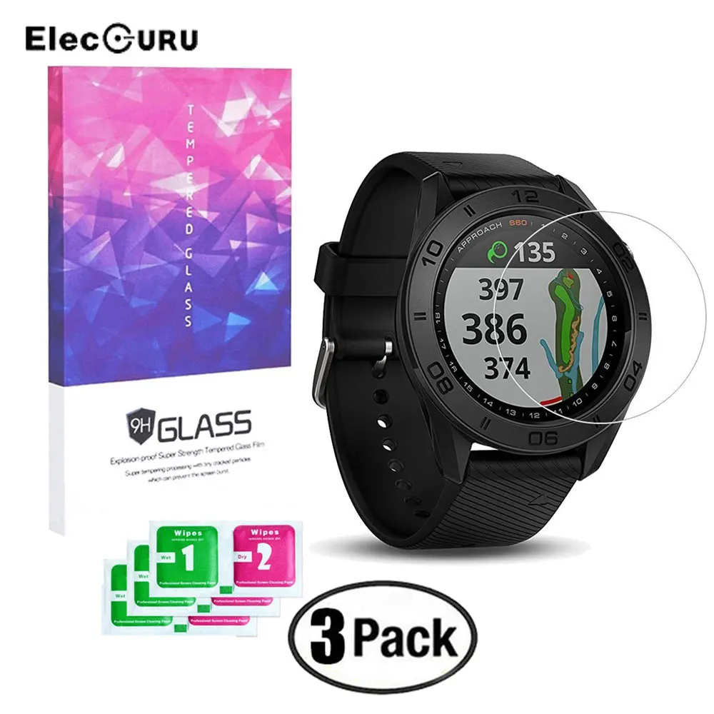 3 шт./упаковка протектор экрана для часов Garmin touchs60 закаленное стекло 2.5D