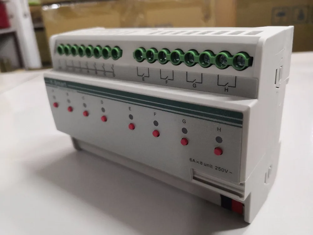 Новейший привод KNX/ECB GVS K Bus KNX 8 складок 6 А на канал система умного