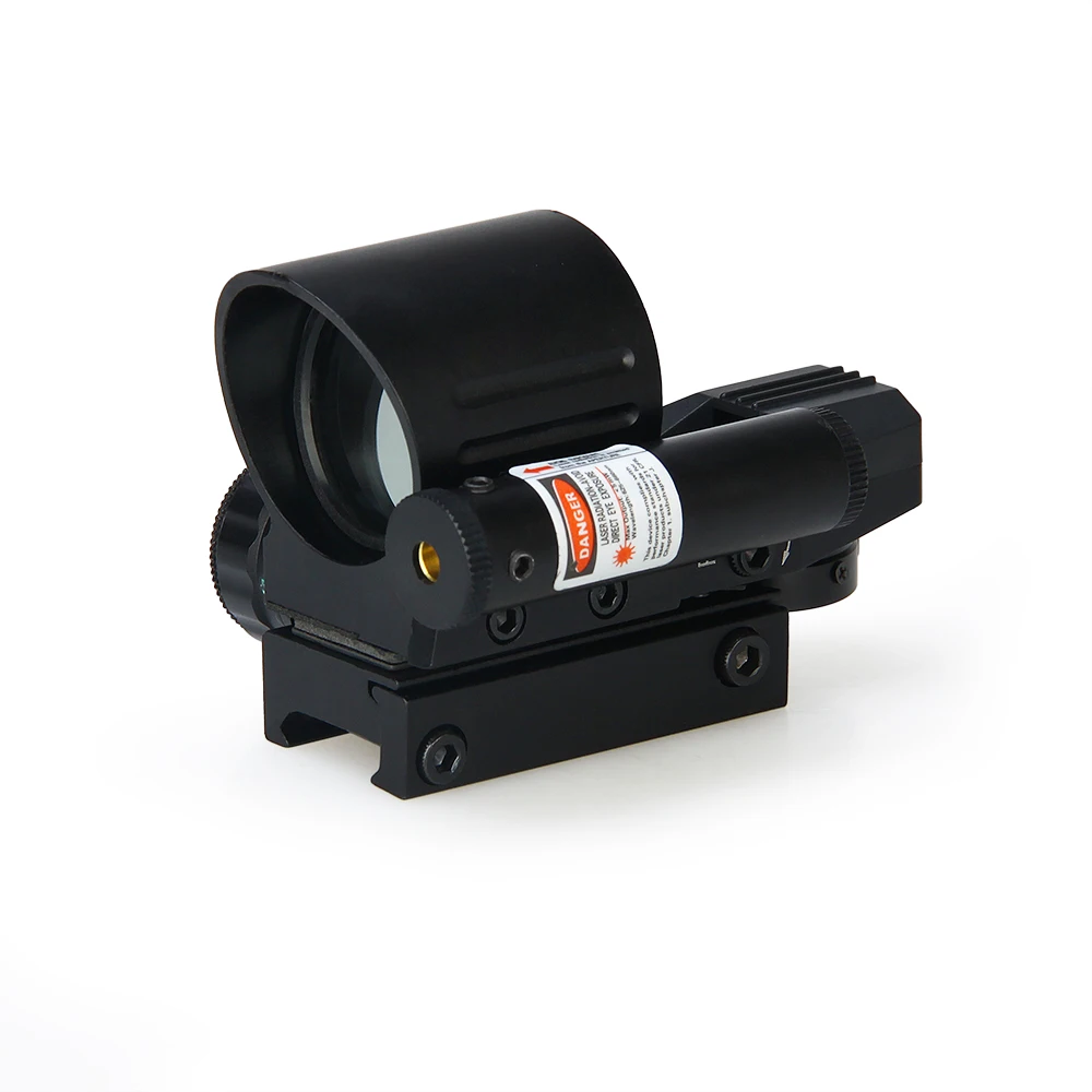 Airsoft Red Dot прицел 22 мм тактический 1X увеличение 4 Сетка лазерный прицел|Оптические