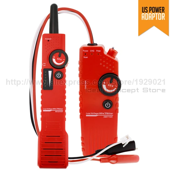NF-819-US NF-819_US анти-помех кабель трекер детектор Подземный для низкого напряжения с функцией проверки полярности RJ11 провод, коаксиальный кабель BNC - Цвет: NF-819-US