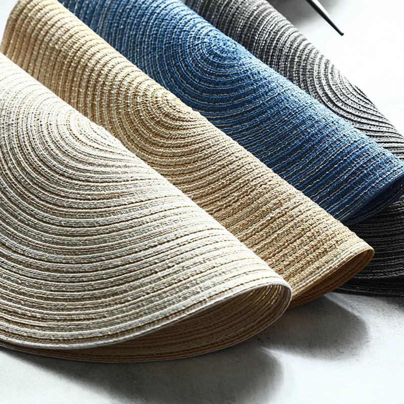 Скандинавские хлопковые веревки круглый стол коврик для еды ручная работа