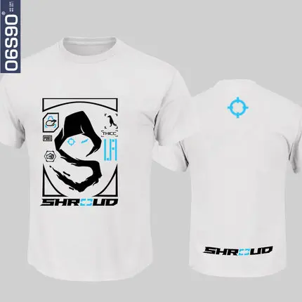 Shroud Cloud9 C9 shirt Professional league pubg D.va men women T TEE SHIRT | Мужская одежда
