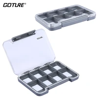 goture new design waterproof magnetic fishing hooks box light weight 8 compartments fly fishing lure box