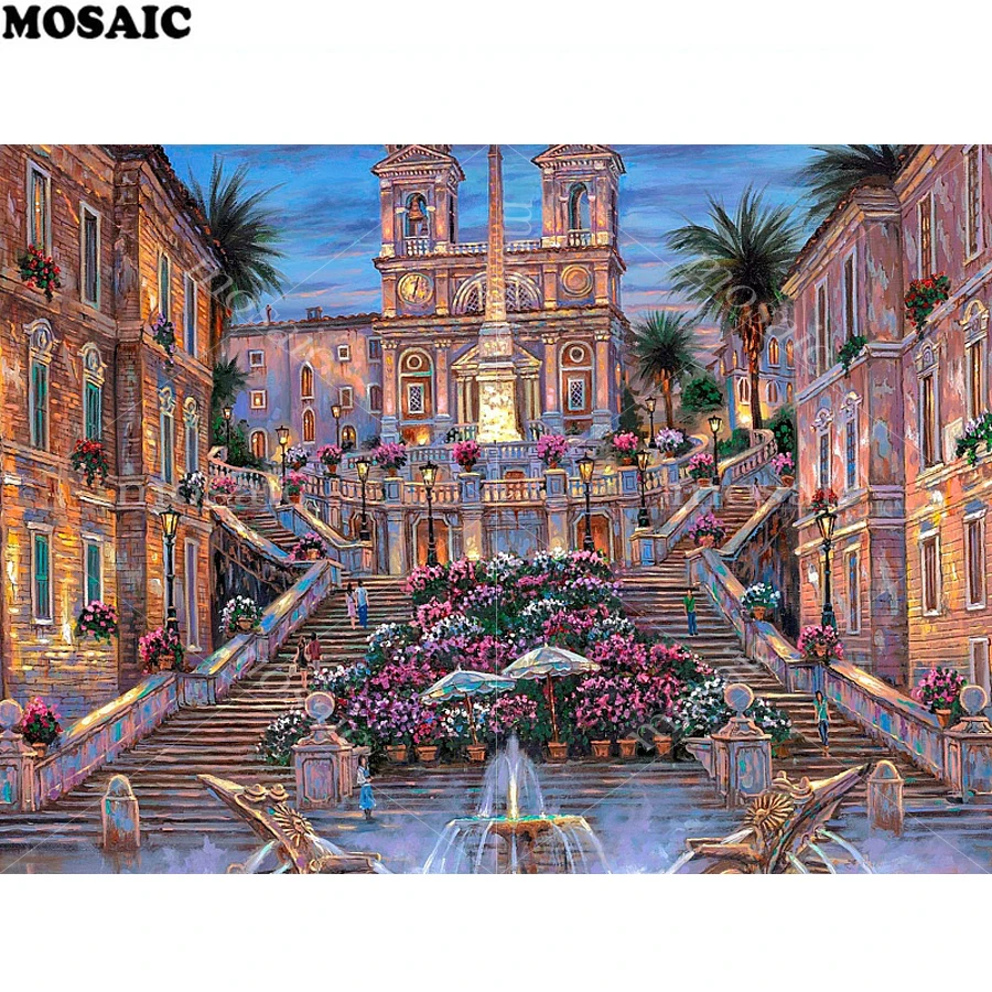 

Full,Diamond Embroidery,Rome/painting/Landscape/city/5D,Diamond Painting,Cross Stitch,3D,Diamond Mosaic,Needlework,Crafts,Gift