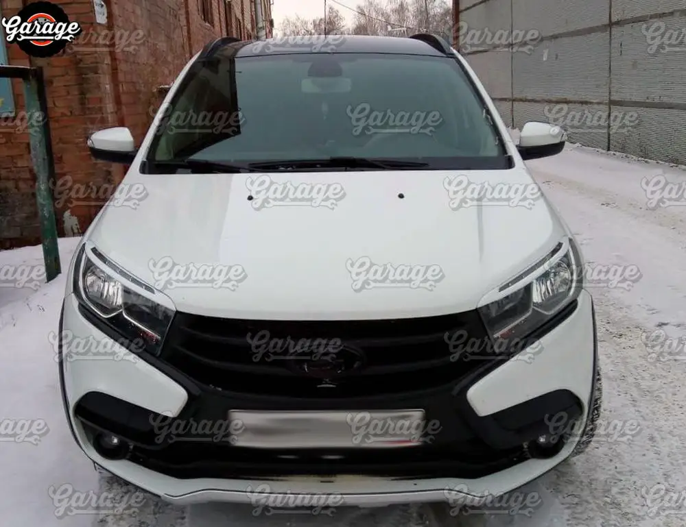 Веки для фар Lada X-Ray 2015- ABS пластиковые накладки ресничек бровей отделка аксессуары